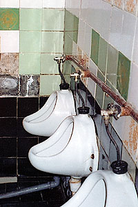 Toilet in the boarding-school