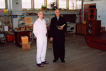 Laimonis Daģis shortly before his baptism. Jelgava prison