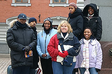 Church planters from the UK. Riga, 2004