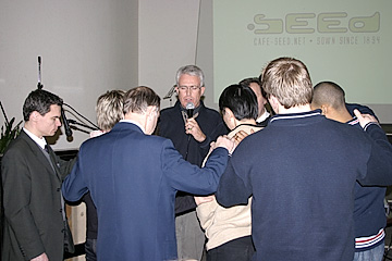 Church planters X-Change participants in Riga, 2004