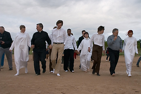 Baptism in the sea