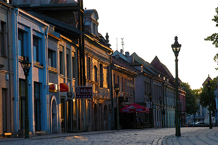 Evening in Kaunas, Lithuania