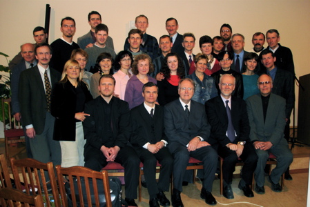 Dr Jan Paulsen with Lithuanian Mission Field ministers and workers.