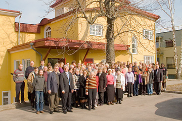 LABĀKASdzīves (LD) semināra dalībnieki Tartu, Igaunijā. 2006.04.09