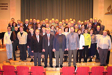 LABĀKASdzīves (LD) semināra dalībnieki Kauņā, Lietuvā. 2006.04.03