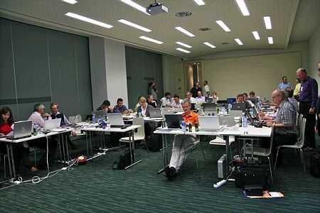 Adventist Communication Conference in Slovenia, September 2006. Conference room