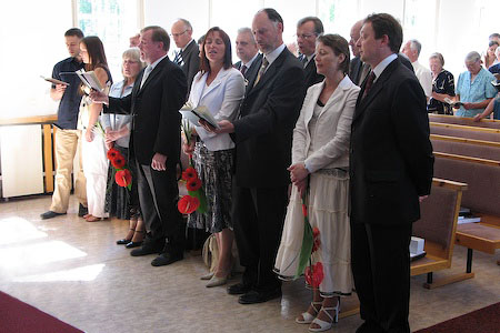 Closing worship service of the Estonian Conference Constituency meeting. June 9, 2007.