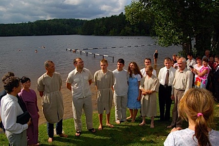 Before the baptism. August 2007, Siauliai, Lithuania