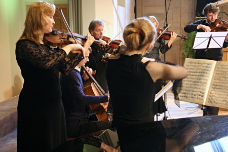 Closing worship service of Baltic Union Conference Constituency meeting [Rīga, Latvia] 2009.06.06. AMAZEO ensemble.