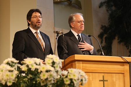 General Conference president emeritus Dr Th Jan Paulsen visits Riga (2012.01.14)