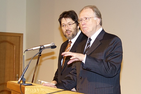 General Conference president emeritus Dr Th Jan Paulsen visits Riga (2012.01.14)