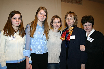 Church planters from Tukums, Latvia. Riga, 2004