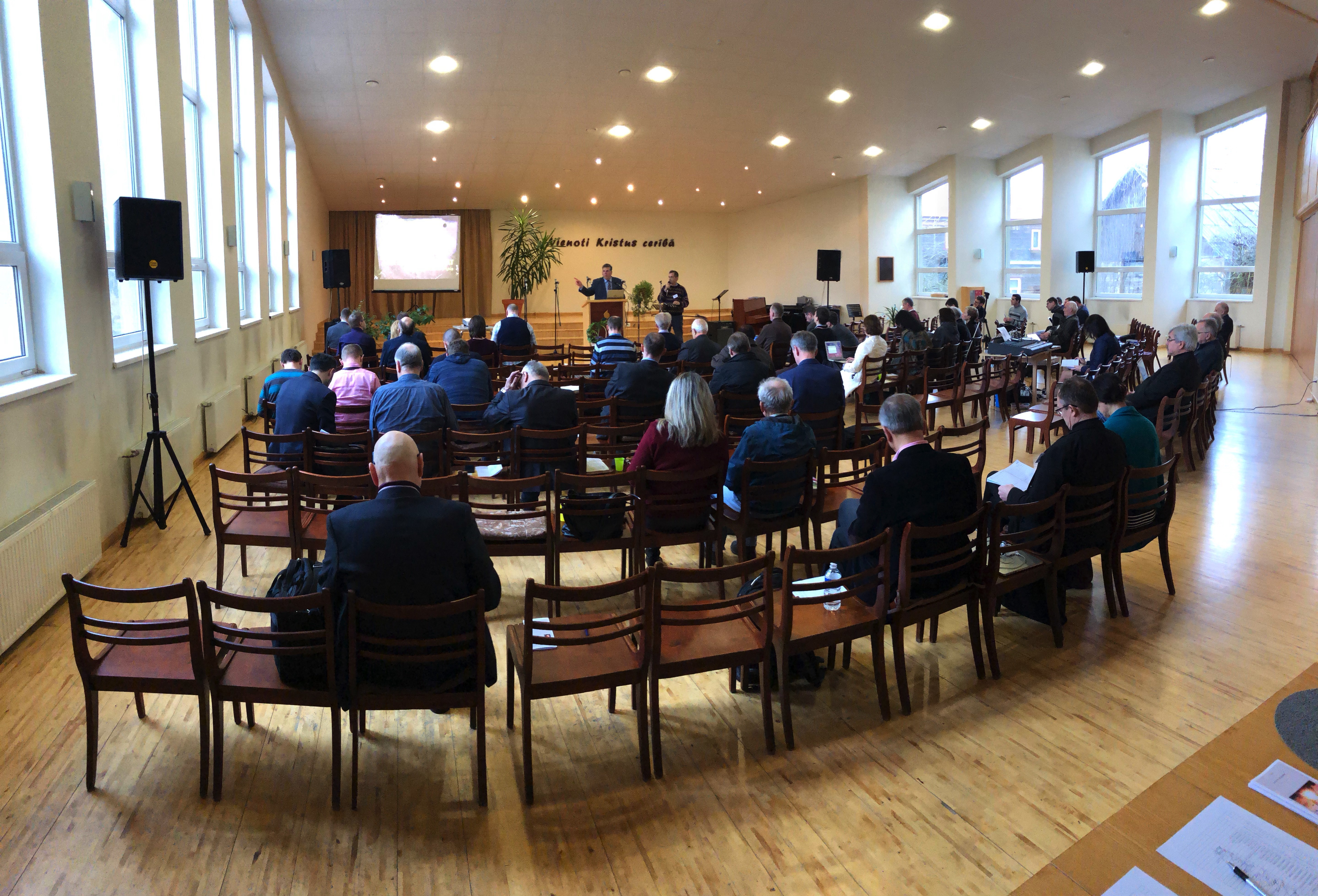 Bible Conference for pastors in Cēsis, Latvia